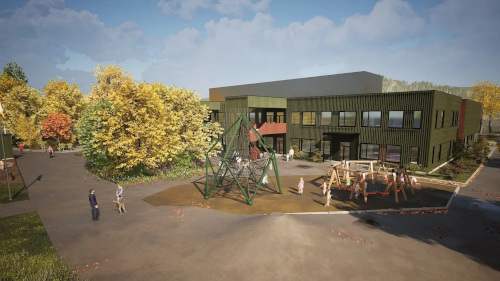 Mosjøen neue Schule